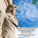 Sonic Rendezvous Maurizio Paciariello Beethoven: Complete Pianoforte Sonatas Vol. 3 (Op. 53, Op. 54, Op. 57) (CD)