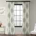 HPD Half Price Drapes Bedrukt 108 inch lang luxe katoen (1 paneel) verduisterende raamgordijnen voor slaapkamer en woonkamer, 50 W x 108 l, bloemen cacao damast, 50 inch B x 108 inch L (Pack van 1)