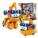 Super Wings Transformeerbaar speelgoed, 12,7 cm Marty vliegtuig transformerende figuren, 2-in-1 modus reddingsbots actiefiguur voor 3-5 jaar oude jongens meisjes, leuk vliegtuigspeelgoed voor peuters
