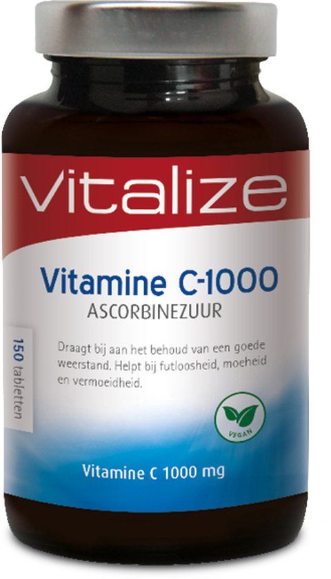 Vitalize Vitamine C 1000 mg Ascorbinezuur 150 tabletten