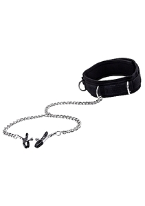 Ouch! Velcro Collar - Black