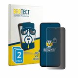 BROTECT - privacy screenprotector voor Xiaomi Redmi Note 17 5G - Folie Beschermfolie Blauwlichtfilter 2 Stuks