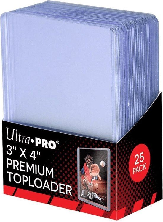 Ultra Pro Toploaders Clear Premium Sleeves - 25 stuks