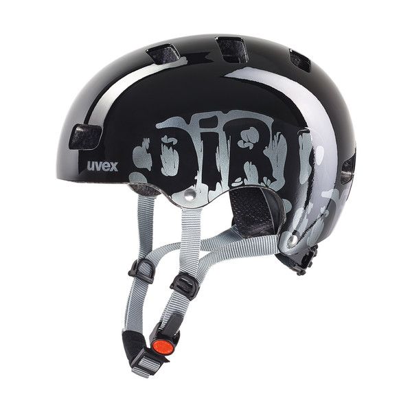 UVEX kid 3 - Fietshelm - Zwart/Grijs - 350g