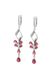 NAEMI Leo E-Commerce Ltd. NAEMI Oorbellen Vrouwen Zilver Rose Pink Koper Oorhangers Multi 7.4 cm