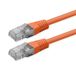 Roline Cat.6 (Class E) Patch Cable, UTP, PoE, Orange, 1.5 m
