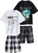 Next - Jongens - Set van 2 korte pyjama's - Zwart