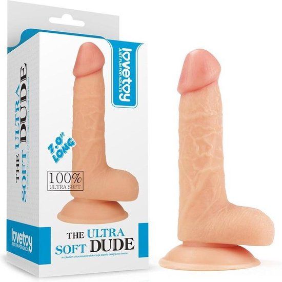 Lovetoy The Ultra Soft Dude - Realistische Dildo - 18 x 4 cm