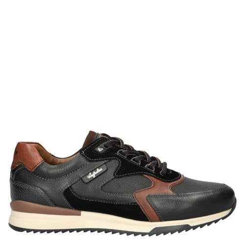Australian Bakersville leren sneakers zwart