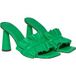 Anne Fontaine Amorosa Ocean Wave Sandalen Dames Groen Maat 37