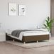 Maison Exclusive - Cadre de lit sans matelas marron foncé 140x200 cm tissu