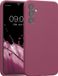 kwmobile hoesje geschikt voor Samsung Galaxy A34 5G - TPU backcover met siliconen coating - Smartphone case in orchidee paars