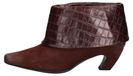 Marc Ellis Bottine femme cuir véritable talon aiguille noir marron foncé noir B 36