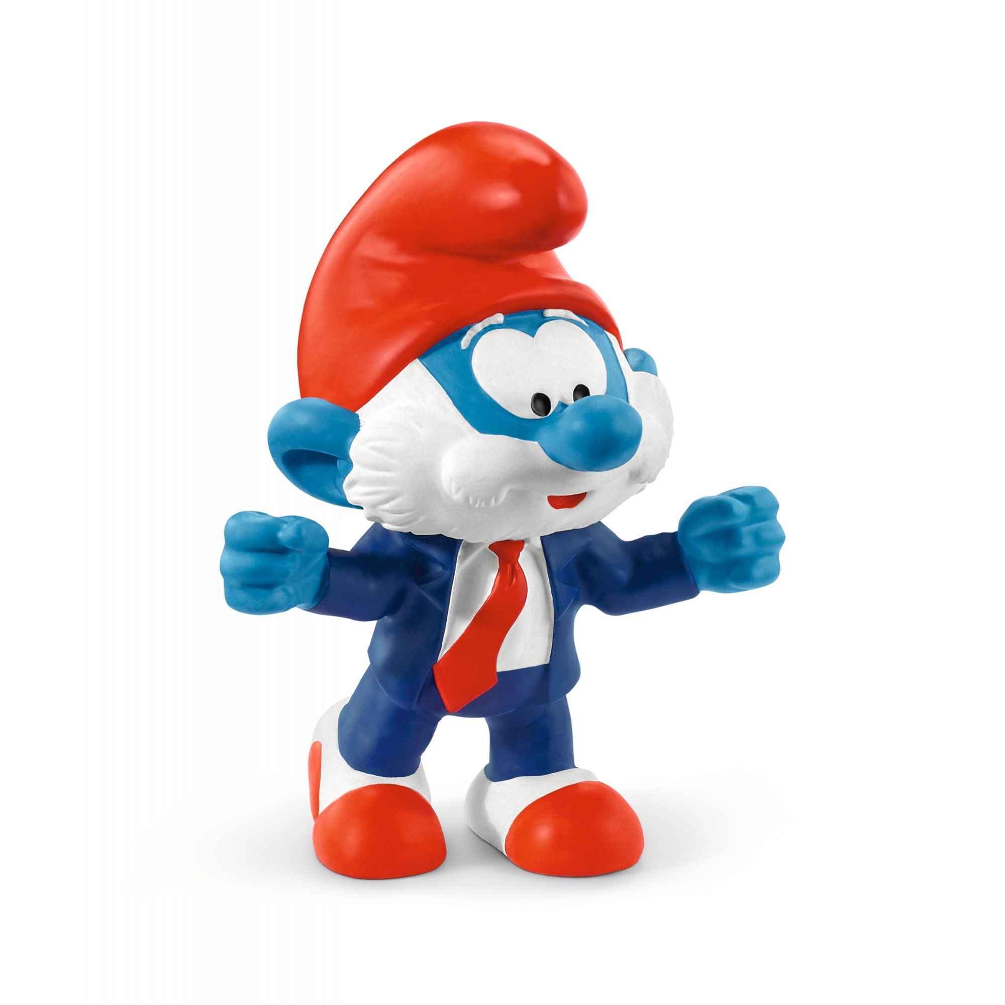 Schleich Voetbal trainer Grote smurf - 20804
