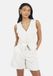 Brave Soul Women's Wide Leg Fit Polyester Shorts Beige