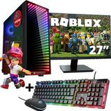 ScreenON - Gaming PC Set - Roblox Bee Wrangler Hero - V2 (AMD Ryzen 5, 16GB RAM, 480GB SSD, NVIDIA GeForce GTX 1630, 27 Inch Monitor)
