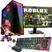 ScreenON - Gaming PC Set - Roblox Bee Wrangler Hero - V2 (AMD Ryzen 5, 16GB RAM, 480GB SSD, NVIDIA GeForce GTX 1630, 27 Inch Monitor)