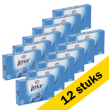 Lenor Spring Awakening Droogtrommeldoekjes - 12 x 34 doekjes - Aanbieding