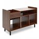 AVCOM Meuble pour collectionneurs de disques, Noyer