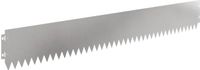 vidaXL Gazonrand 10 st 103 x 15 cm staal zilver