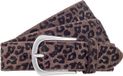 b.belt Leren Riem Cat Silver Belt W105 Taupe - Copper Koper