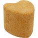 Kare Design Kruk Lovely, geel, zitkruk, plank, hartvorm, woonkamer, hal, 36 x 34 x 35 cm (h x b x d)