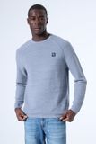 Garcia Heren Effen Trui Blauw Lange mouw