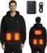 VEVOR Verwarmde Hoodie, Unisex, Zwart, XXXL