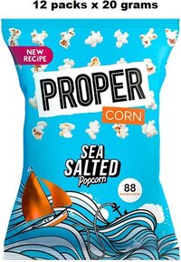 Propercorn Popcorn lightly sea salted 20 gram (12 x 20g)