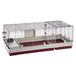 Ferplast Krolik Extra grote konijnenkooi met draadverlenging, alle accessoires inbegrepen en meet 142 x 60 x 50 cm (l x b h)