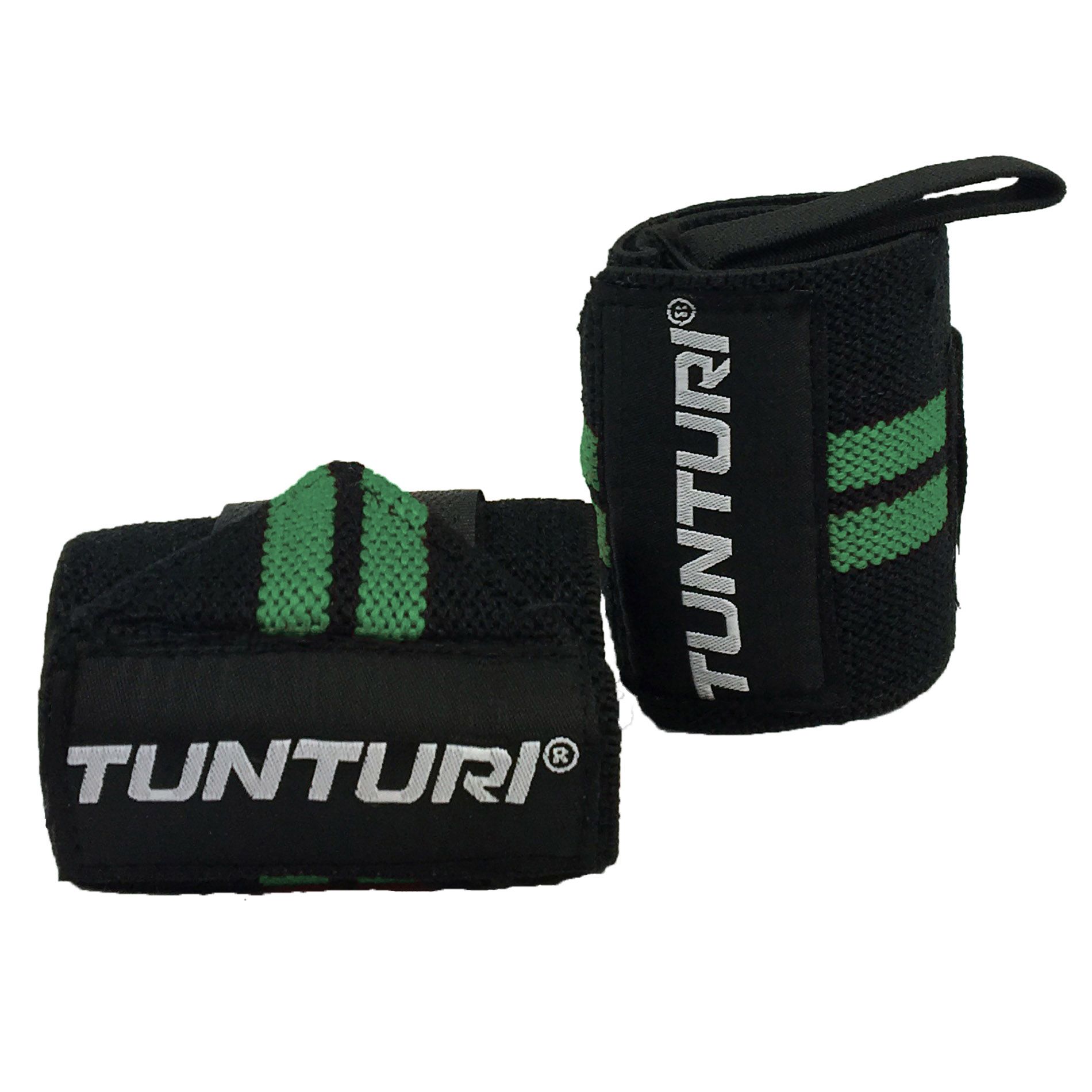Tunturi Wrist Wraps - Zwart/Groen