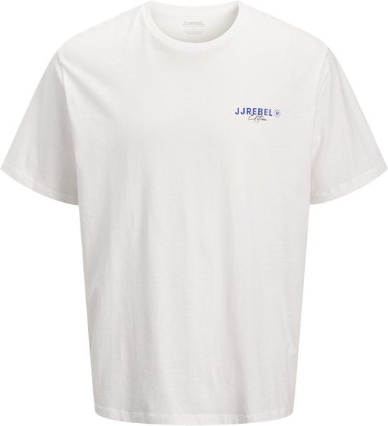 JJ REBEL JREBHAYDEN SS TEE SN Heren T-shirt Katoen Ronde Hals Korte Mouw Regular Fit Wit