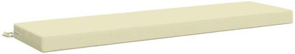 vidaXL Bankkussen SOEST 100% Polyester Crèmekleurig 150 x 40 x 8 cm