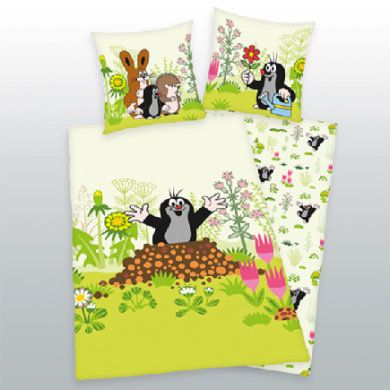 HERDING Beddengoed De Kleine Mol 135 x 200 cm - Kleurrijk