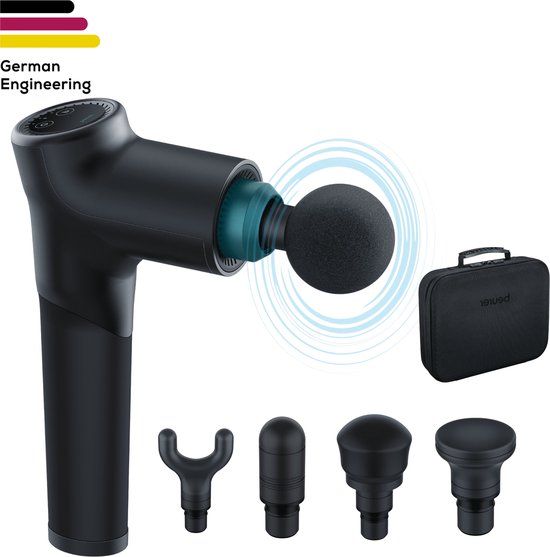 Beurer MG 185 Massage Gun - 5 Opzetstukken - 9 Intensiteitsniveaus - 3 Programma's - Zwart