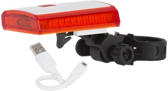 Ikzi light Ikzi Goodnight Aside - Fietsachterlicht - Led - USB Oplaadbaar - Rood