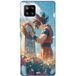 Maniacase Samsung Galaxy A42 5G Hoesje Akira Toriyama Son Goku Falls