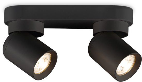 Home Sweet Home Moderne LED Rond Opbouwspot Swing Zwart