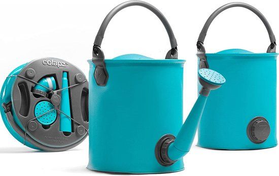 Colapz Opvouwbare Emmer en Gieter 9L - Blauw - BPA-vrij - Kamperen met Caravan en Camper