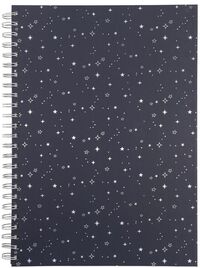 HEMA Plakboek Blanco Met Spiraal 32.5x23 Blauw
