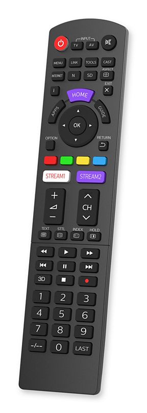 Philips SRP4040/10 Universele TV Afstandsbediening - Zwart