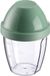 Westmark Mixbeker/shaker met verwijderbare mengschijf, inhoud: 0,25 l, hoogte: 12,8 cm, kunststof, BPA-vrij, Mix-Ei, kleur: doorzichtig/mint groen