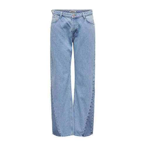 ONLY ONLCOBAIN Wide Leg Jeans - Light Blue Denim
