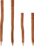 Aquagart 85 houten palen voor een schutting van 1,05 m | Diameter 5-6 cm | Hazelnoothouten schuttingpalen | Schuttingpaal
