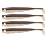 Zanderbait 16 cm Brauni visaas, kunstaas, kunstaas, snoekbaars, zacht kunstaas, rubberen aas, inhoud: 4 stuks