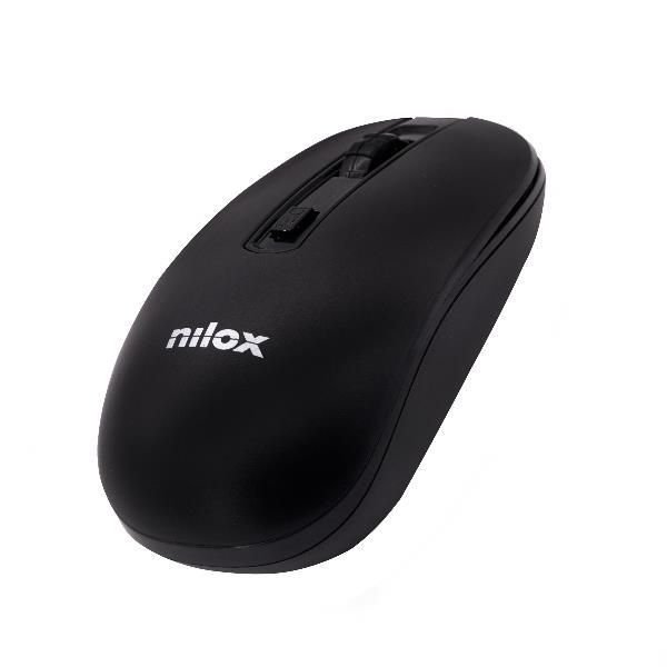 Nilox Wireless Mouse - Black - 1600 DPI - NXMOWI2001