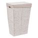 Five - Wasmand, gevlochten, hoogte 55 cm, inhoud 35 l, wit