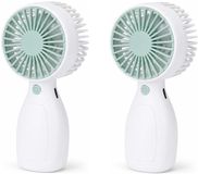 Merkloos Cooling Mini handventilator - Groen - 6 x 12 cm - USB - Op batterijen