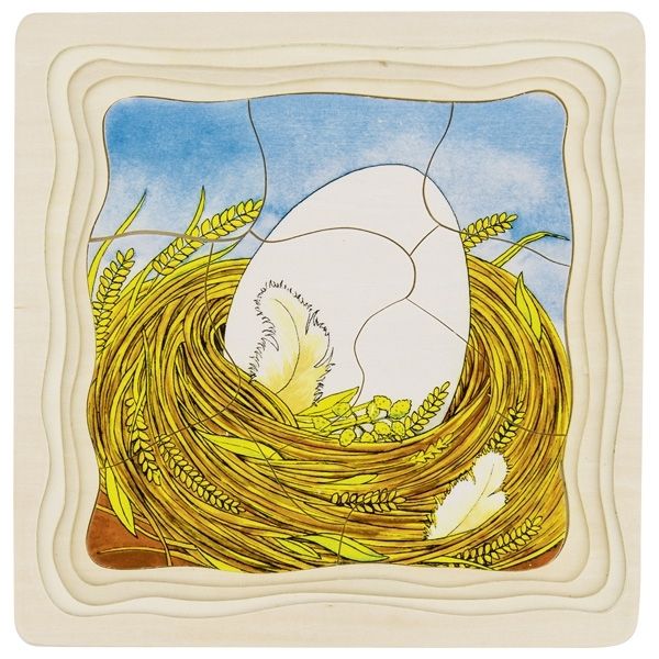 Goki 57521 Puzzel - Hout - Multicolor