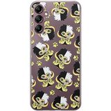 ERT GROUP Mobiele telefoonhoes voor Samsung A14 4G/5G Origineel en officieel gelicentieerd Disney Cruella 007-motief perfect passend bij de vorm van de mobiele telefoon, gedeeltelijk bedrukt